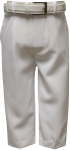 BOYS DRESSY PANTS W/ BELT (WHITE)